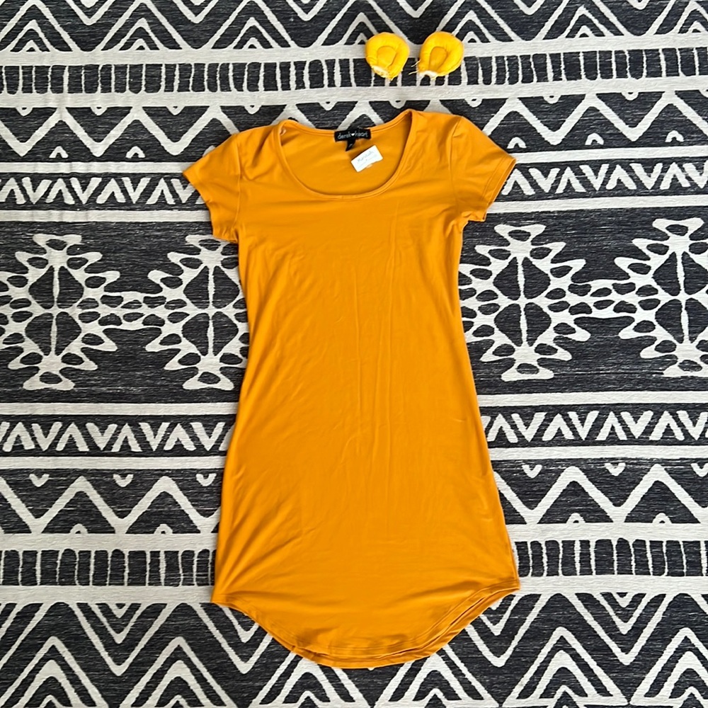 Part of a Winnie the Pooh Costume M Dress and ears